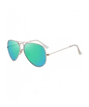 Classic Pilot Polarized Sunglasses for Men/Women58mm O8025 - Gold&green - CL18H375SDX $12.67 Aviator