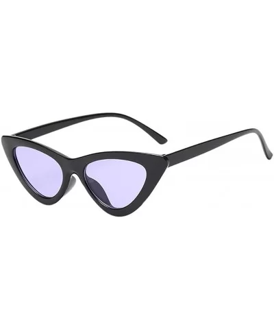 Sunglasses for Women Cat Eye Vintage Sunglasses Retro Glasses Eyewear UV 400 Protection - D - CA18QMY425X $4.41 Cat Eye