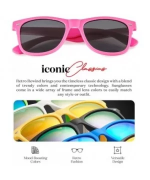 Classic Polarized Sunglasses - Matte Hot Pink - Smoke - CU1960TU3DR $8.82 Rectangular