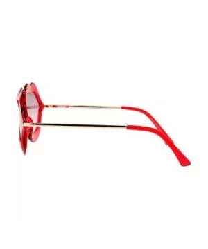 Love Lip Shape Kiss Womens Sunglasses - Red - CW12K07RBGF $5.19 Oval