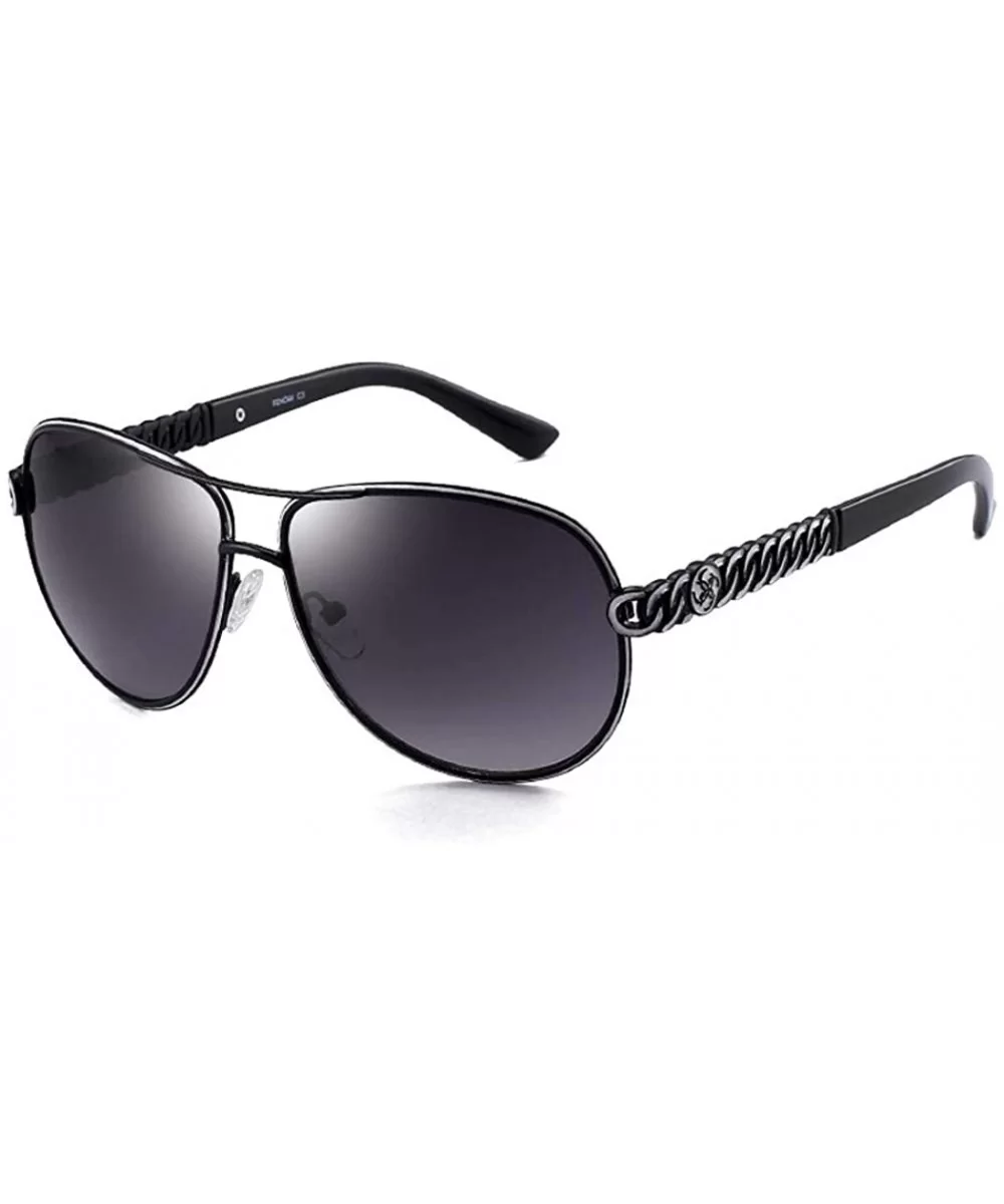 PC material sunglasses- fashion polarized frame sunglasses Multi-color optional - D - C018RZ3O4CI $57.80 Aviator