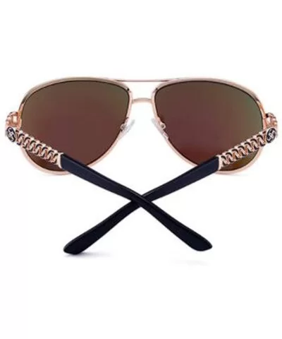 PC material sunglasses- fashion polarized frame sunglasses Multi-color optional - D - C018RZ3O4CI $57.80 Aviator