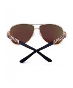 PC material sunglasses- fashion polarized frame sunglasses Multi-color optional - D - C018RZ3O4CI $57.80 Aviator