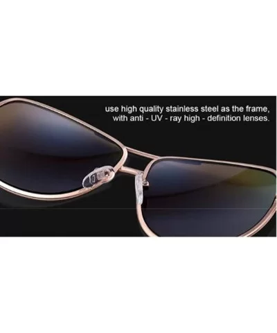 PC material sunglasses- fashion polarized frame sunglasses Multi-color optional - D - C018RZ3O4CI $57.80 Aviator