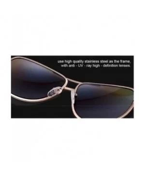 PC material sunglasses- fashion polarized frame sunglasses Multi-color optional - D - C018RZ3O4CI $57.80 Aviator