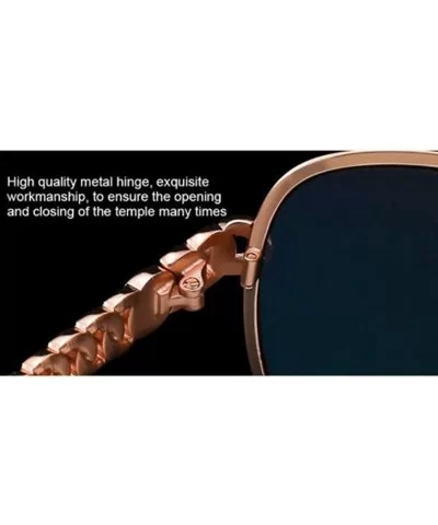 PC material sunglasses- fashion polarized frame sunglasses Multi-color optional - D - C018RZ3O4CI $57.80 Aviator