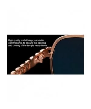 PC material sunglasses- fashion polarized frame sunglasses Multi-color optional - D - C018RZ3O4CI $57.80 Aviator