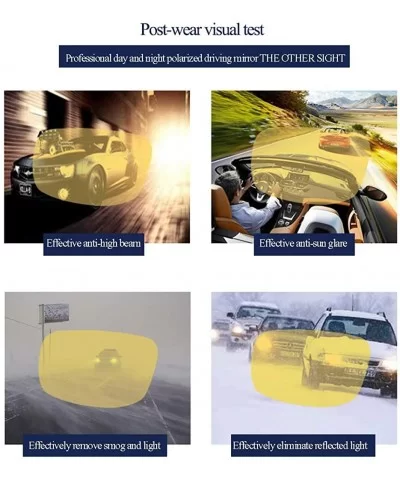 HD Aluminium Polarized Sunglasses Men Safe Driving Fishing UV Protection Sports Outdoor Eyewear - Yellow - CD18SZHX9S0 $4.76 ...