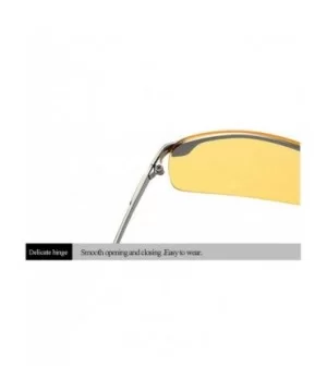 HD Aluminium Polarized Sunglasses Men Safe Driving Fishing UV Protection Sports Outdoor Eyewear - Yellow - CD18SZHX9S0 $4.76 ...