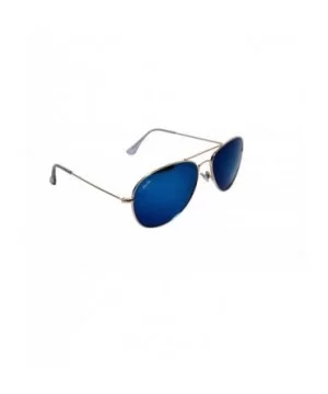 Aviator - Blue/Gold/Green/Gray Mirror Sunglasses - Gray - CE18U92R0E2 $15.62 Oval