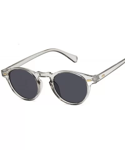 Fashions 2019 Oval Small Sunglasses Clear Classic UV400 Sun Glasses Trends Female Transparent Shades Women - CS197A2KWC4 $10....