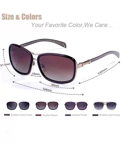 MSTAR Sunglasses Women Polarized 2019 Fashion Sun Glasses Luxury Light Purple - Light Purple - C318YLZQZA7 $23.19 Aviator