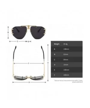 Fashion New Cut Edge Big Frame Retro Punk Style Wind Unisex Sunglasses - Transparent - CY18N9QLDYY $6.89 Butterfly