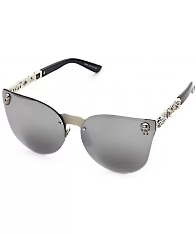 Man and woman Metal sunglasses Oval glasses - C4 - CX18D24IU6Q $11.32 Oval