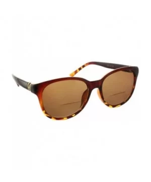 Cateye Bifocal Reading Sunglasses for Women Sunglass Readers with Designer Style - Brown/Brown Leopard - CJ18HN29YDQ $19.64 C...