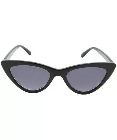 Classic Cat Eye Reading Sunglasses R93 - Black Frame Gray Lenses - CW18L74L8Z0 $9.47 Cat Eye