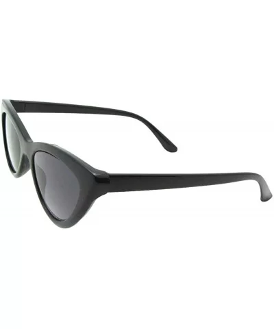 Classic Cat Eye Reading Sunglasses R93 - Black Frame Gray Lenses - CW18L74L8Z0 $9.47 Cat Eye