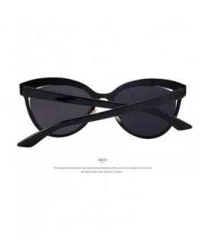 Fashion Women Cat Eye Sunglasses Classic Brand Designer Sunglasses C02 Blue - C04 Red - C218XDUI6CS $9.66 Oversized