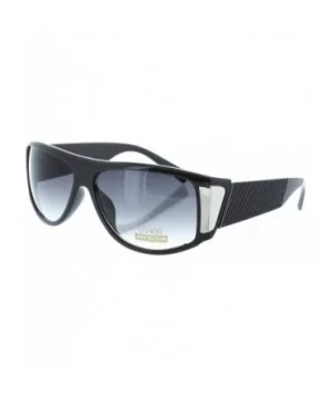 Eyewear Chic Look 56mm Wrap Sunglasses - Black - C911LMUM6NX $7.12 Sport