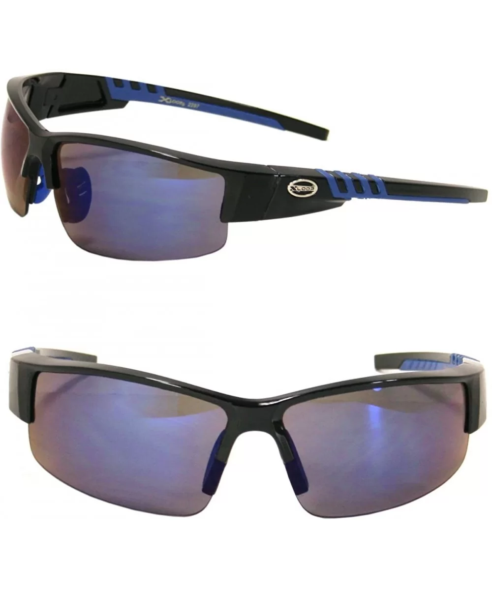 Comfort Fit All Sports Performance Sunglasses SA7922 - Blue - CM11KH4KZ83 $4.99 Sport