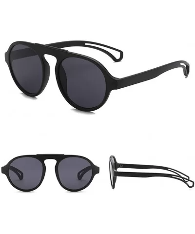 Unisex Retro Style Aviator Style Sunglasses Vintage Classic Pilot Goggle Glasses - C - C5196SCC5YA $6.30 Goggle