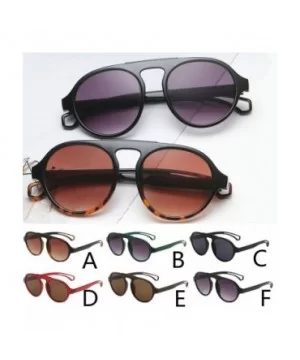 Unisex Retro Style Aviator Style Sunglasses Vintage Classic Pilot Goggle Glasses - C - C5196SCC5YA $6.30 Goggle