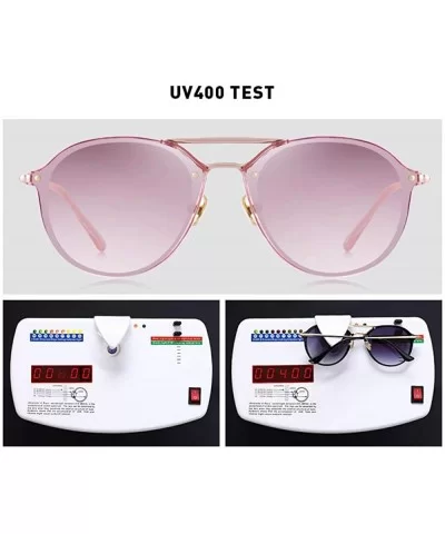 DESIGN 2019 Women Classic Retro Oval Sunglasses Ladies Trending C02 Pink - C05 Silver - C918YKSUDMI $10.65 Oval