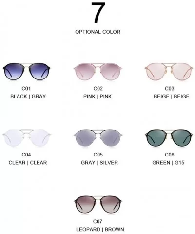 DESIGN 2019 Women Classic Retro Oval Sunglasses Ladies Trending C02 Pink - C05 Silver - C918YKSUDMI $10.65 Oval