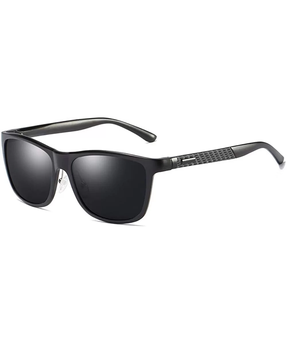 Polarizing sunglasses- Al-Mg driving glasses- sunglasses- outdoor sports cycling glasses - F - CL18Q06W9DT $27.84 Sport