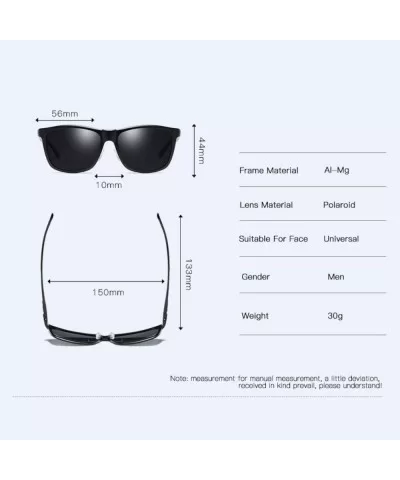 Polarizing sunglasses- Al-Mg driving glasses- sunglasses- outdoor sports cycling glasses - F - CL18Q06W9DT $27.84 Sport