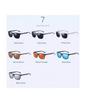 Polarizing sunglasses- Al-Mg driving glasses- sunglasses- outdoor sports cycling glasses - F - CL18Q06W9DT $27.84 Sport