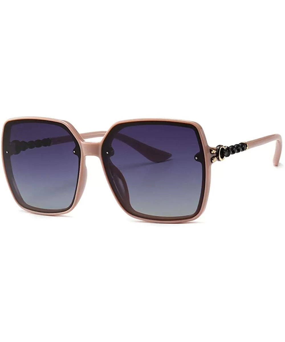 Sunglasses Driving Driving Glasses Large Frame Mirror Tide Classic Sunglasses Female - CY18X93GUNC $43.56 Aviator