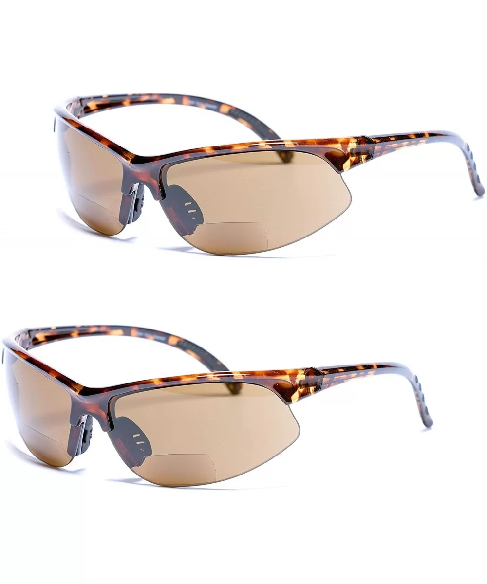 Polarized Bifocal Sunglasses Sport Women - Tortoise - C218CW4EREE $31.89 Wrap