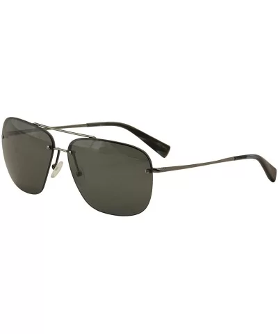 Coronado Metal Sunglasses - Gunmetal/Blue Tortoise/Grey 12 Polarized - CE12NZBNSHY $34.67 Round