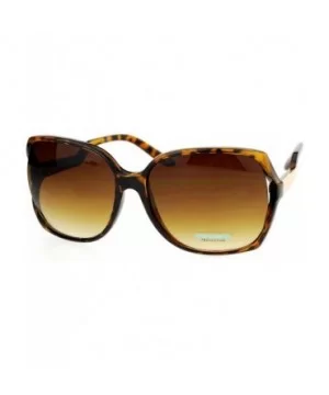 Side Expose Lens Butterfly Plastic Diva Womens Sunglasses - Tortoise - C412NSKX63G $8.07 Butterfly