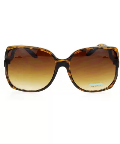 Side Expose Lens Butterfly Plastic Diva Womens Sunglasses - Tortoise - C412NSKX63G $8.07 Butterfly