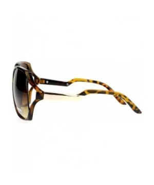 Side Expose Lens Butterfly Plastic Diva Womens Sunglasses - Tortoise - C412NSKX63G $8.07 Butterfly