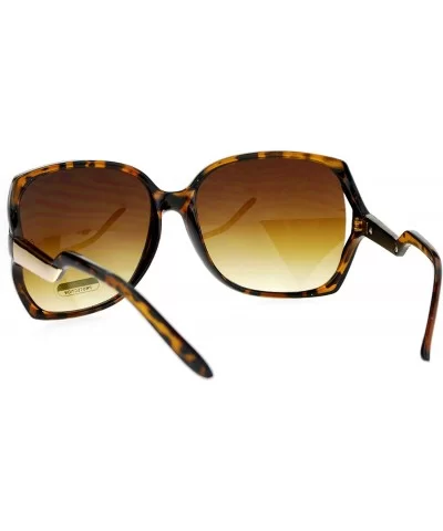 Side Expose Lens Butterfly Plastic Diva Womens Sunglasses - Tortoise - C412NSKX63G $8.07 Butterfly