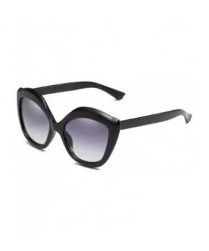 Cat Eye Sunglasses - Neutral Retro Full Frame UV400 Eyewear Sunglasses (F) - F - CH18E4SZ62Y $5.92 Cat Eye