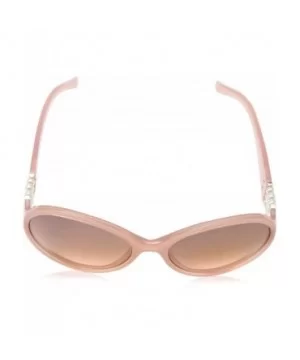 Women's 1016SP Oval Sunglasses with Triple Row Pearl Temple Detail & 100% UV Protection - 68 mm - Rose - CH18NRGZX64 $16.10 Oval