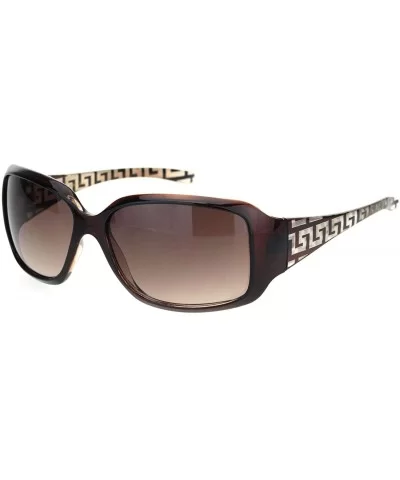 Womens 90s Classic Rectangular Plastic Narrow Butterfly Sunglasses - Brown Gradient Brown - C718OEQHM3H $8.85 Rectangular