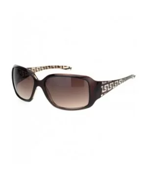 Womens 90s Classic Rectangular Plastic Narrow Butterfly Sunglasses - Brown Gradient Brown - C718OEQHM3H $8.85 Rectangular