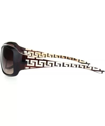 Womens 90s Classic Rectangular Plastic Narrow Butterfly Sunglasses - Brown Gradient Brown - C718OEQHM3H $8.85 Rectangular