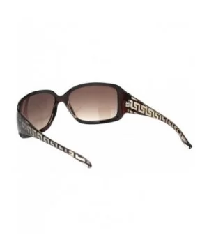 Womens 90s Classic Rectangular Plastic Narrow Butterfly Sunglasses - Brown Gradient Brown - C718OEQHM3H $8.85 Rectangular