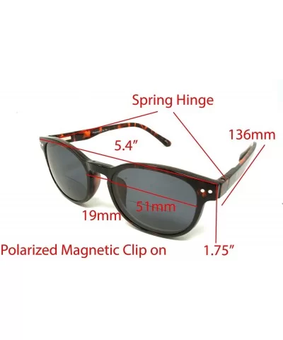 Clear Bifocal - Polarized Magnetic Clip on - Polarized Sunglasses New Arrived - CX18LLAAHUR $23.85 Square