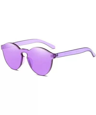 Glasses- Women Fashion Cat Eye Shades Sunglasses Integrated UV Candy Colored - 0131pp - CD18RT8KEY0 $9.33 Goggle