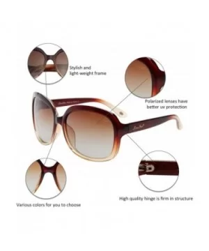 Oversized Womens Sunglasses Polarized uv Protection Simple Sunglasses LSP301 - CO12KA7K8TL $9.11 Oversized