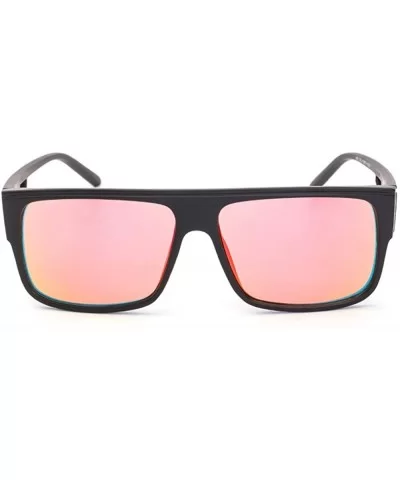 Retro Sport Sunglasses for Men Women Ultra Light Material Color Mirrored Mirrored Lens - 4 - C0199MTTQKA $9.93 Sport