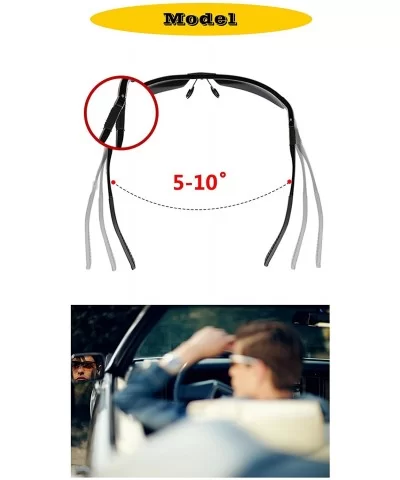 Night Driving Glasses HD Polarized Anti-Glare Lenses Reduced Eye Strain Men Women - Goold-3 - CN189AAU8AW $27.99 Sport