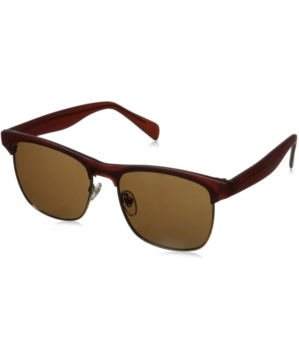 Felix Square Sunglasses - Matte Brown - CX11CKRHKY7 $15.60 Square